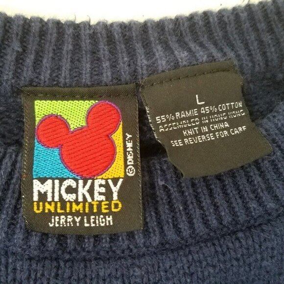 Mickey Mouse Unlimited Womens Sweater Size Large Jerry Leigh - Picture 4 of 4